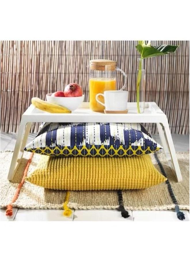 HOMESTAR Bed Tray Table With Folding Legs Portable Folding Laptop Desk for Bed for Multiple Uses White - Image 3