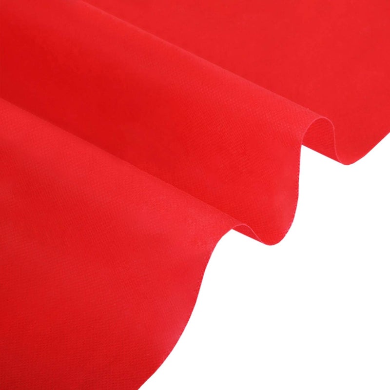BOXIAO Movie Night Red Aisle Runner 24 in × 15 ft Red Carpet Event Runner Wedding Rug for Indoor Outdoor Wedding Party Decorations - Image 2