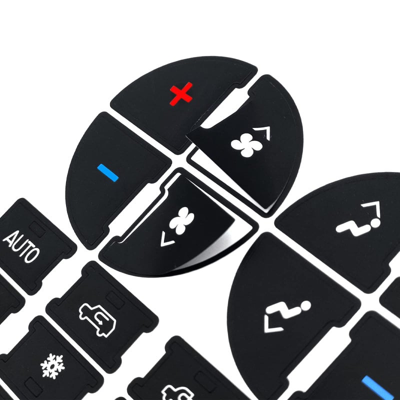 NOTISH 2 Packs AC Dash Button Repair Kit -Compatible with Chevy, Best for Fixing Ruined Faded A/C Control Buttons - Decal Replacement Fits Select 07-14 GM Vehicles - Car SUV Van Truck Accessories - Image 3