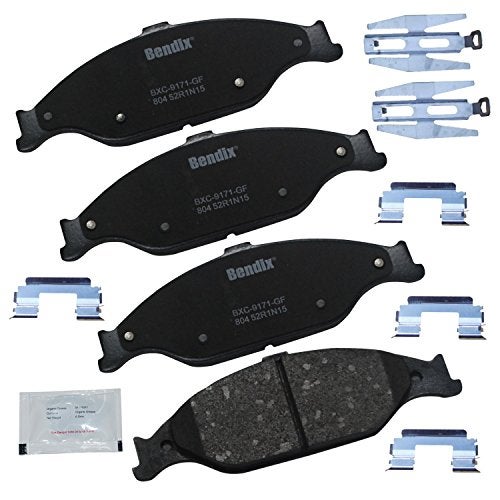 Bendix Priority1 CFC804 Ceramic Front Brake Pads for Ford Mustang 2004-1999 - Image 1