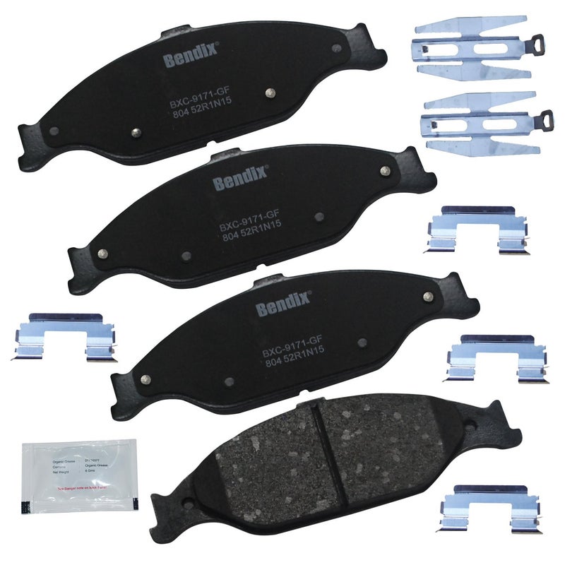 Bendix Priority1 CFC804 Ceramic Front Brake Pads for Ford Mustang 2004-1999 - Image 5