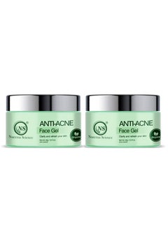 Nuerma Science Nuerma Science Anti Acne Face Gel For Reduce Acne & Acne Spots Enriched with Tea Tree Oil & Neem (50 GM Each, Pack of 2) 100 GM  - Image 1