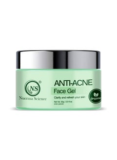Nuerma Science Nuerma Science Anti Acne Face Gel For Reduce Acne & Acne Spots Enriched with Tea Tree Oil & Neem (50 GM Each, Pack of 2) 100 GM  - Image 2