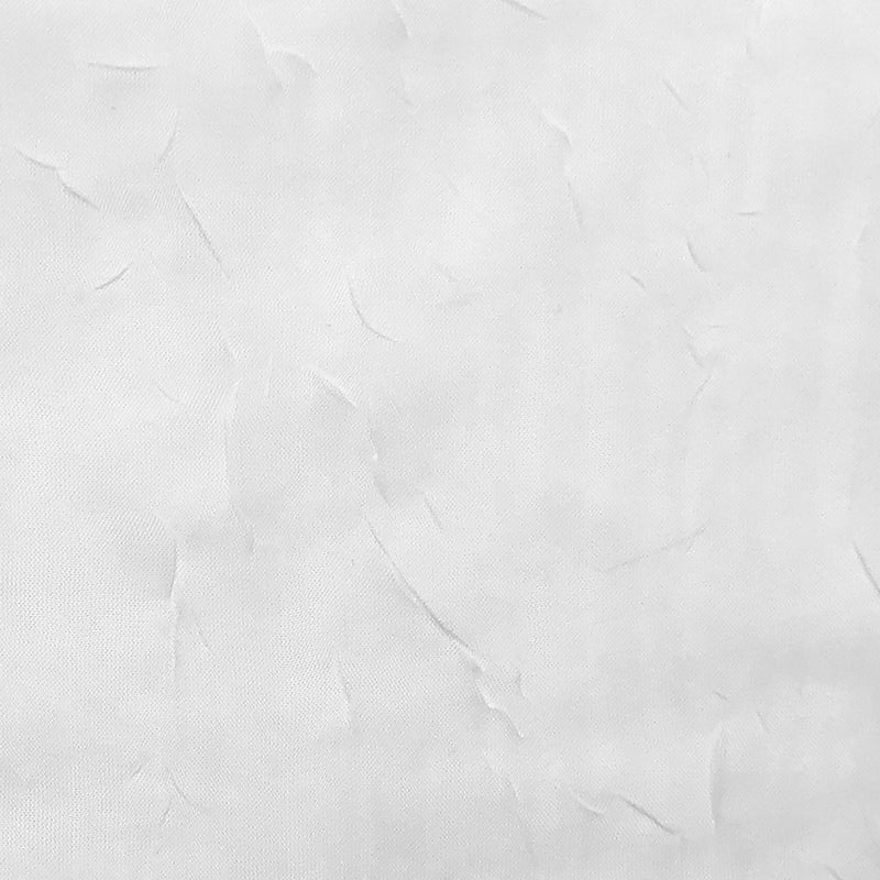 No. 918 Erica Crushed Sheer Voile Rod Pocket Curtain Panel, 51" x 95", White - Image 5