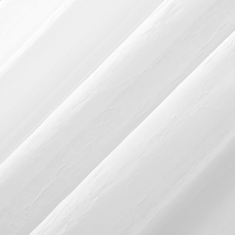 No. 918 Erica Crushed Sheer Voile Rod Pocket Curtain Panel, 51" x 95", White - Image 3