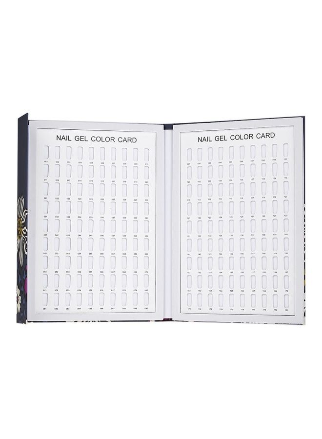 NIBEMINENT Nail Gel Polish Display Chart Multicolour - Image 1