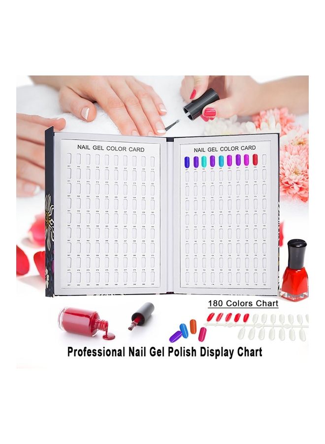 NIBEMINENT Nail Gel Polish Display Chart Multicolour - Image 3