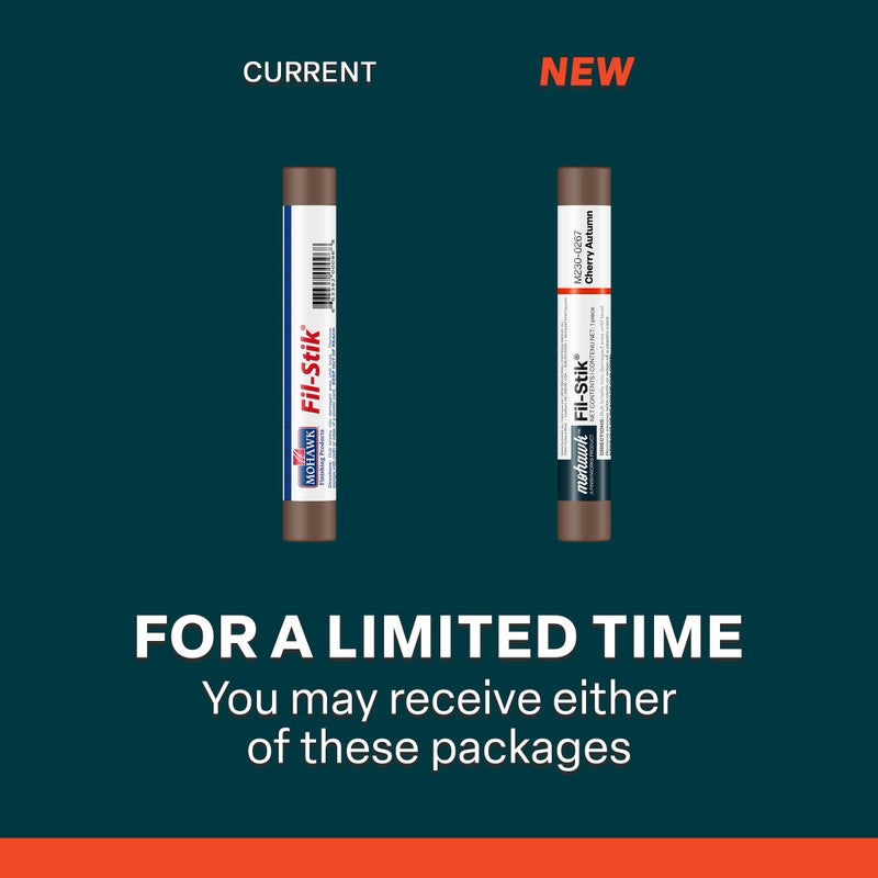 Mohawk Finishing Products منتجات موهوك النهائية قلم التعبئة (فيل-ستيك) قلم المعجون لإصلاح الخشب (رمادي بلاتيني) - قلم تعبئة شمع شبه ناعم M230-0057 - Image 2