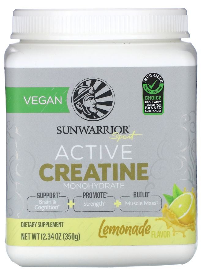 Sunwarrior Sport Active Creatine Monohydrate Lemonade  12.34 oz (350 g)