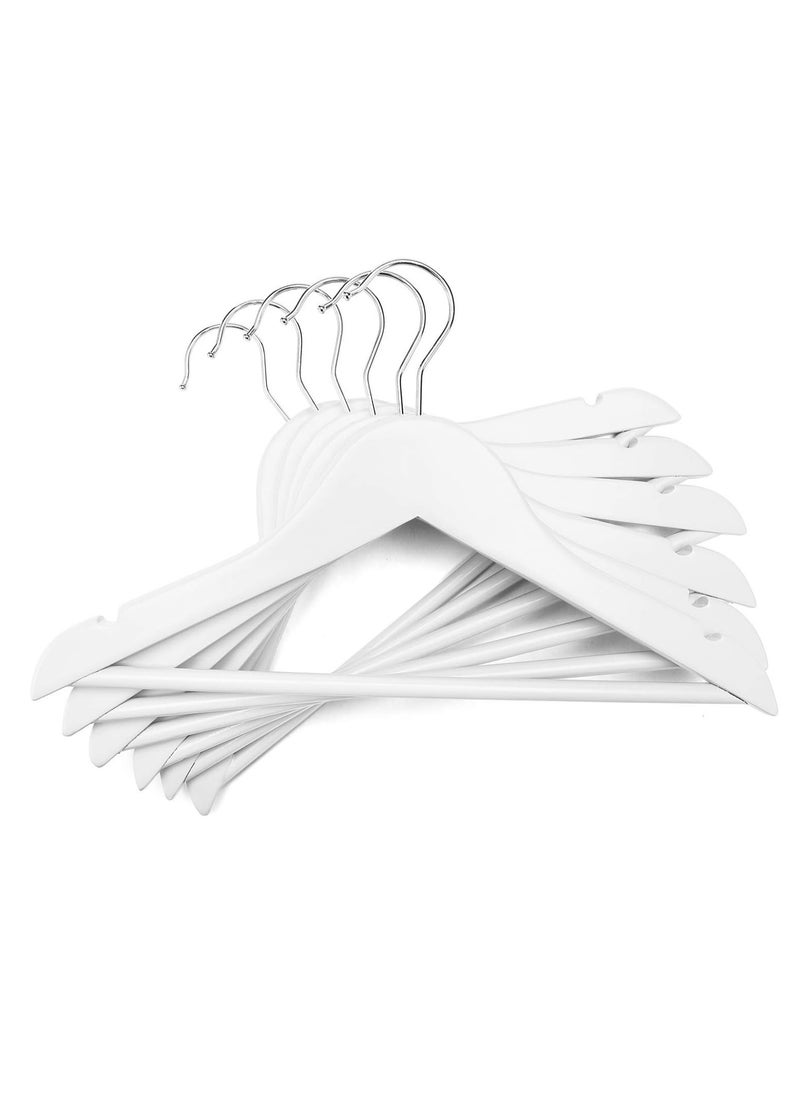 HOUSE DAY - HOUSE DAY Wooden Childrens Hangers Kids Hangers,(20 Pack) Wood Baby Hangers Nursery Hangers, 360° Swivel Hook Non Slip Coat Hanger for for Coats, Suits, Pants and Jackets. - Image 1
