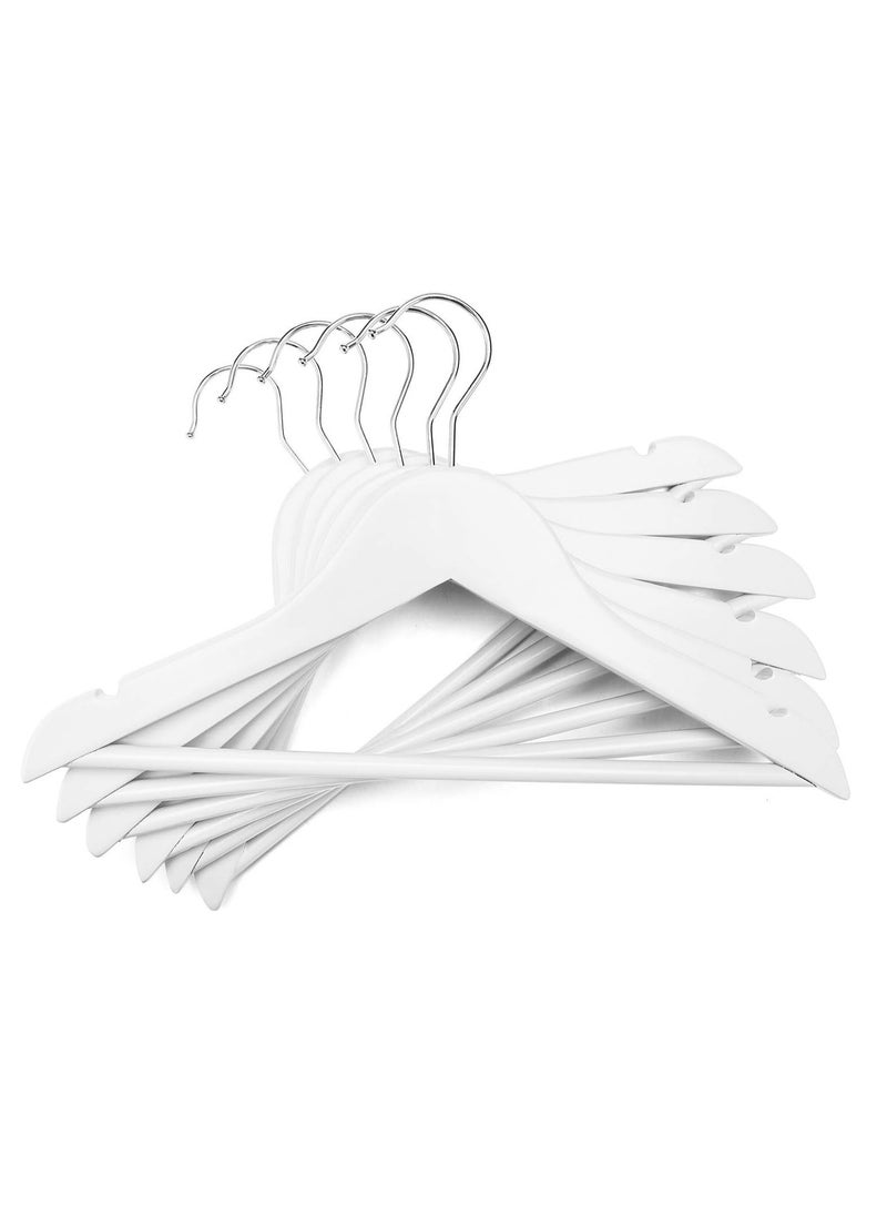 HOUSE DAY - HOUSE DAY Wooden Childrens Hangers Kids Hangers,(20 Pack) Wood Baby Hangers Nursery Hangers, 360° Swivel Hook Non Slip Coat Hanger for for Coats, Suits, Pants and Jackets. - Image 1