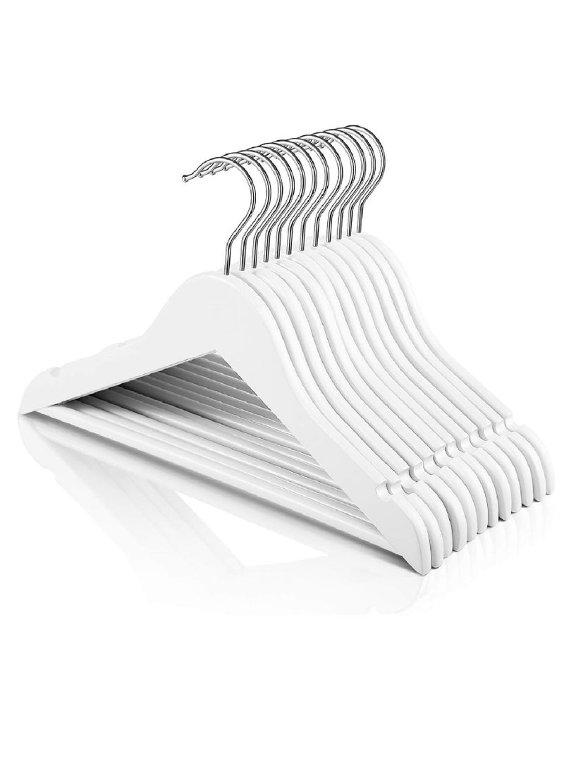 HOUSE DAY - HOUSE DAY Wooden Childrens Hangers Kids Hangers,(20 Pack) Wood Baby Hangers Nursery Hangers, 360° Swivel Hook Non Slip Coat Hanger for for Coats, Suits, Pants and Jackets. - Image 1