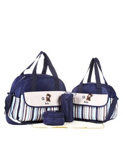 Bear Mommy Bag Five-piece Set Multifunctional Large-capacity Single-shoulder Mommy Bag Crossbody Mother and Baby Bag