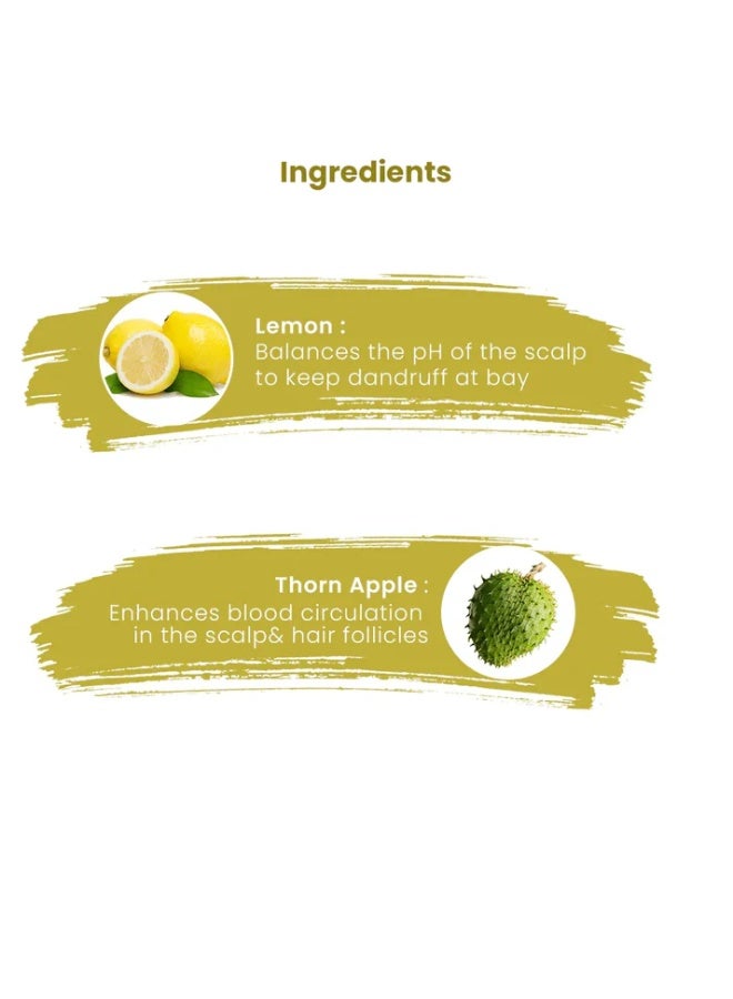 Dhathri Dheedhi Dandruff Control Lime Shampoo - 250 ml - Image 3