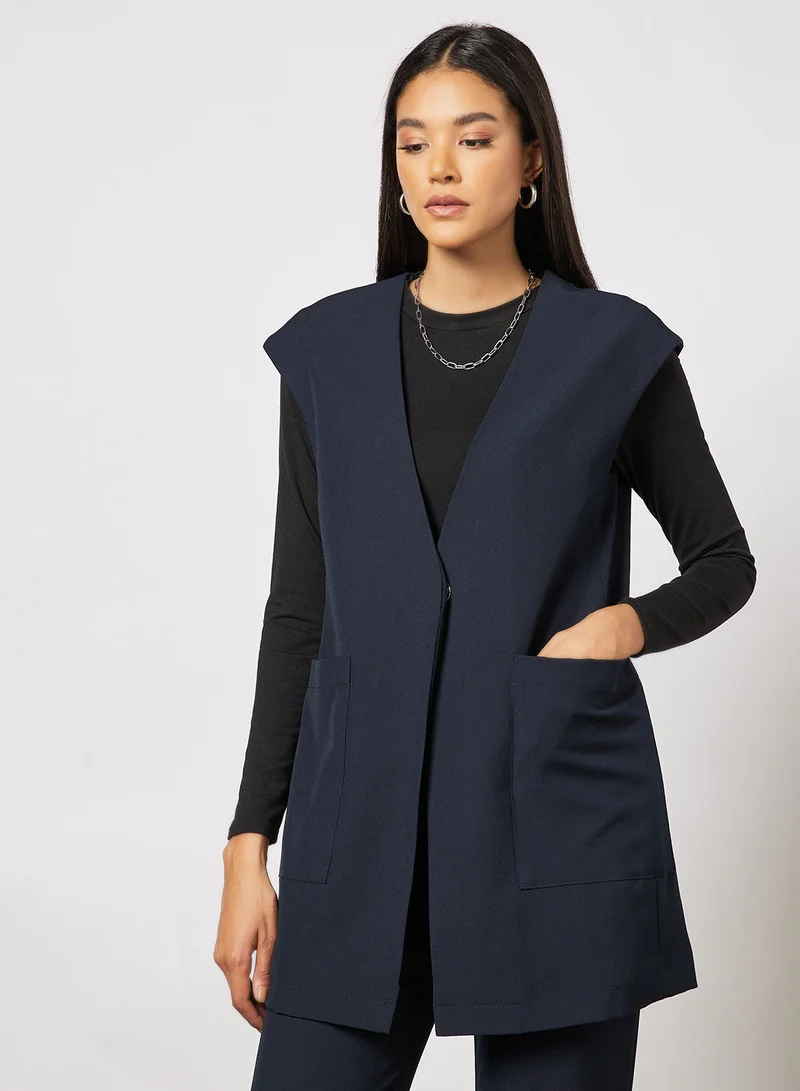 MANGO Oversized Waist Coat