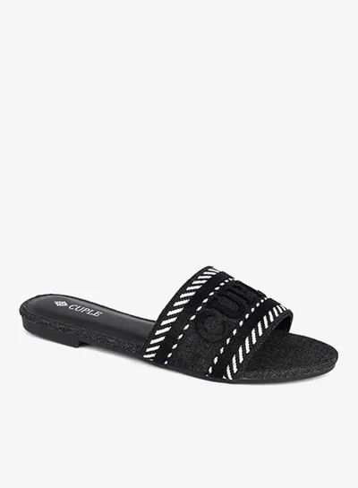 Cuple Ladies Cuple print Slip-on Sandals