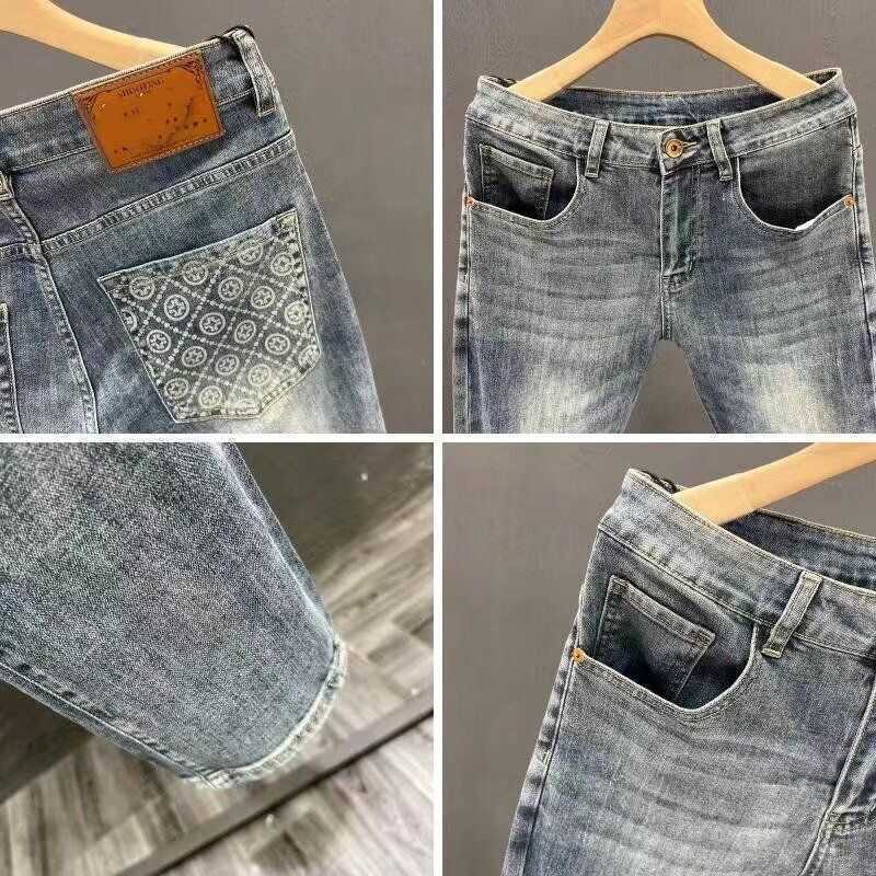 Unisex Casual Daily Denim Jeans - Image 4