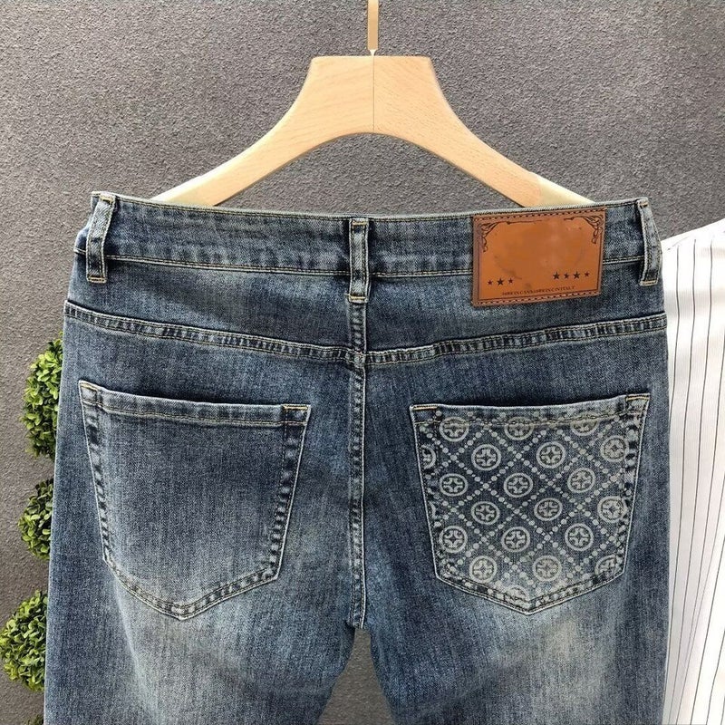 Unisex Casual Daily Denim Jeans - Image 5