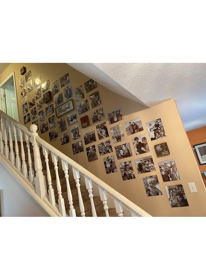 TPGP حامل لافتات أكريليك A4 للجدار، 6 قطع حامل عرض ملصقات من البليكسي مع شريط 3M بدون حفر، حاملات مستندات مذكرات قوائم للمكتب، المنزل، المتجر، المطعم - Image 4