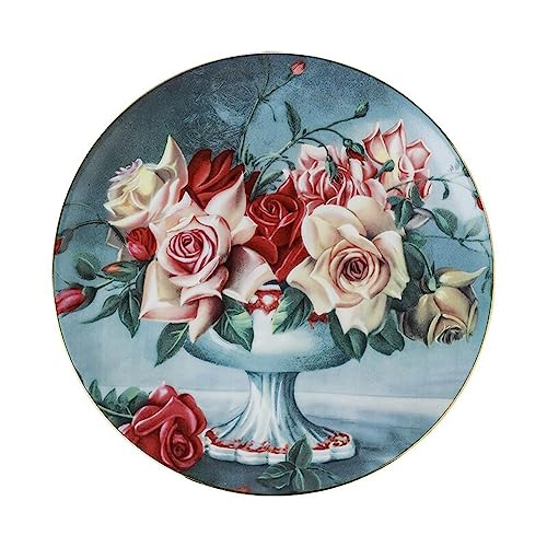 Eplze YBK Tech Euro Style Bone China Cup& Saucer Set, Ceramic Tea Coffee Cup for Home Kitchen Wedding (Vintage Rose Pattern) - Image 5