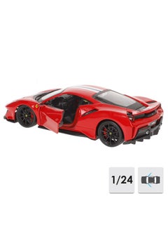 بوراجو بوراجو 1:24 آر آند بي فيراري 488 بيستا - أحمر  - Image 2