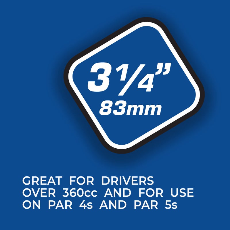 PRIDE GOLF TEE Pride Professional Tee System ProLength Plus Tee, 3-1/4-Inch, 75 Count Bag (Blue on Natural) - Image 4