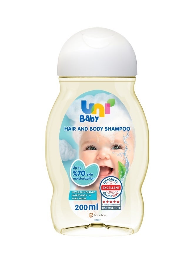 Uni baby Skin Moisturization Hair And Body Shampoo