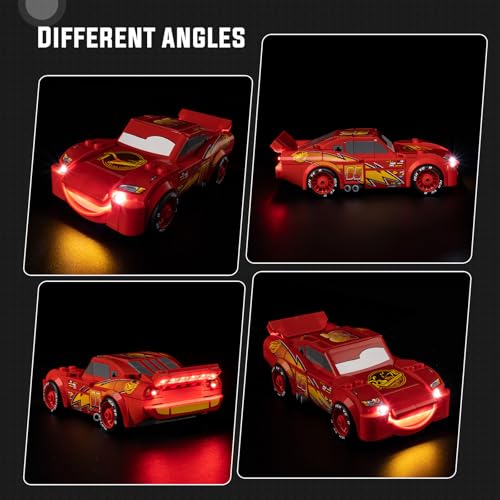 Nitemode Light Kit Compatible with Lego Speed Champions Lightning McQueen Upgraded Pixar Cars Models Set Lighting Accessories No Model - Image 5