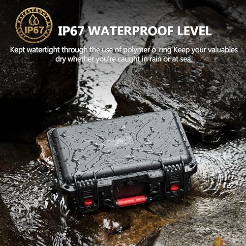 STARTRC Mini 4 Pro Waterproof Hard Carrying Case for DJI Mini 3 Pro/3 Accessories, Travel Case for Fly More Combo (RC2/RC/N1/N2 Controller) - Image 4