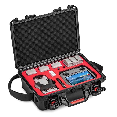 STARTRC Mini 4 Pro Waterproof Hard Carrying Case for DJI Mini 3 Pro/3 Accessories, Travel Case for Fly More Combo (RC2/RC/N1/N2 Controller) - Image 1