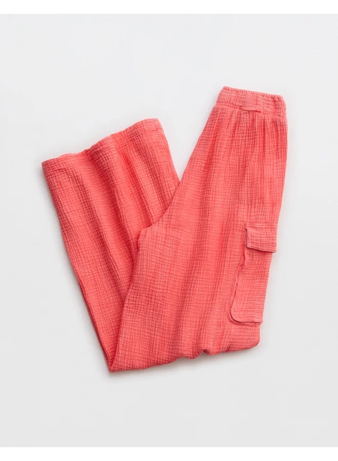 Aerie High Waist Cargo Pants