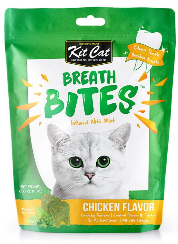 Kit Cat كيتي كات قضبان التنفس بنكهة الدجاج 60 جرام - Image 1