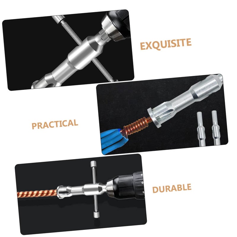 Professional Automatic Wire Twisting Tool Kit 3 Piece Set Cable Stripper For Drill Electricians DIY - Image 3