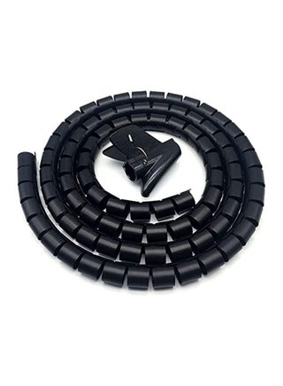 Spiral Wrapping Band Tool Kit Flexible Cable Tidy Organizer Tube Wire Wrap Cable Cover Protector Cord Organizer For Pc TV Computer Ideal For Use In Home Office (2m, black) - pzsku/ZDAD3A5435176608617A4Z/45/_/1685477182/4a2488d2-4f60-4ab8-950e-c71d5cbb39cc