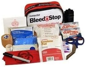 MobileAid BleedSTOP IMMEDIATE Response 200 Bleeding Control Gunshot Wound Trauma First Aid Kit - Image 1