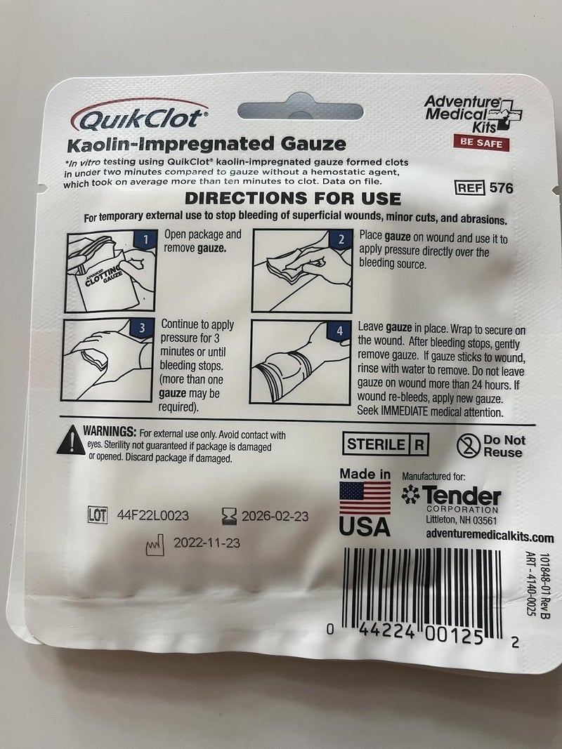 MobileAid BleedSTOP IMMEDIATE Response 200 Bleeding Control Gunshot Wound Trauma First Aid Kit - Image 3