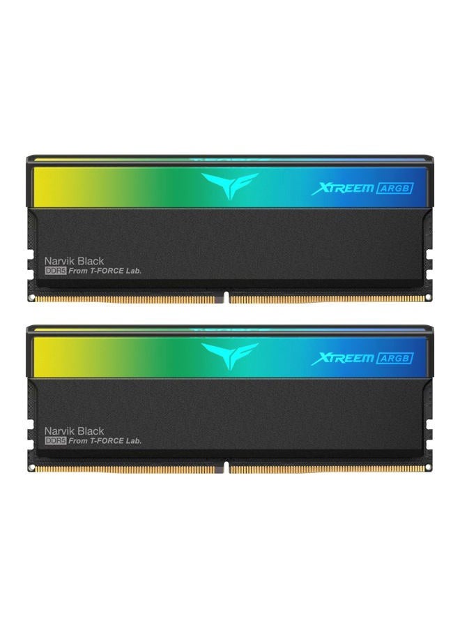 TeamGroup ذاكرة T-Force XTREEM ARGB DDR5 سعة 32 جيجابايت (2x16 جيجابايت) 8000 ميجاهرتز PC5-64000 CL38 لوحدة ذاكرة سطح المكتب - Image 1