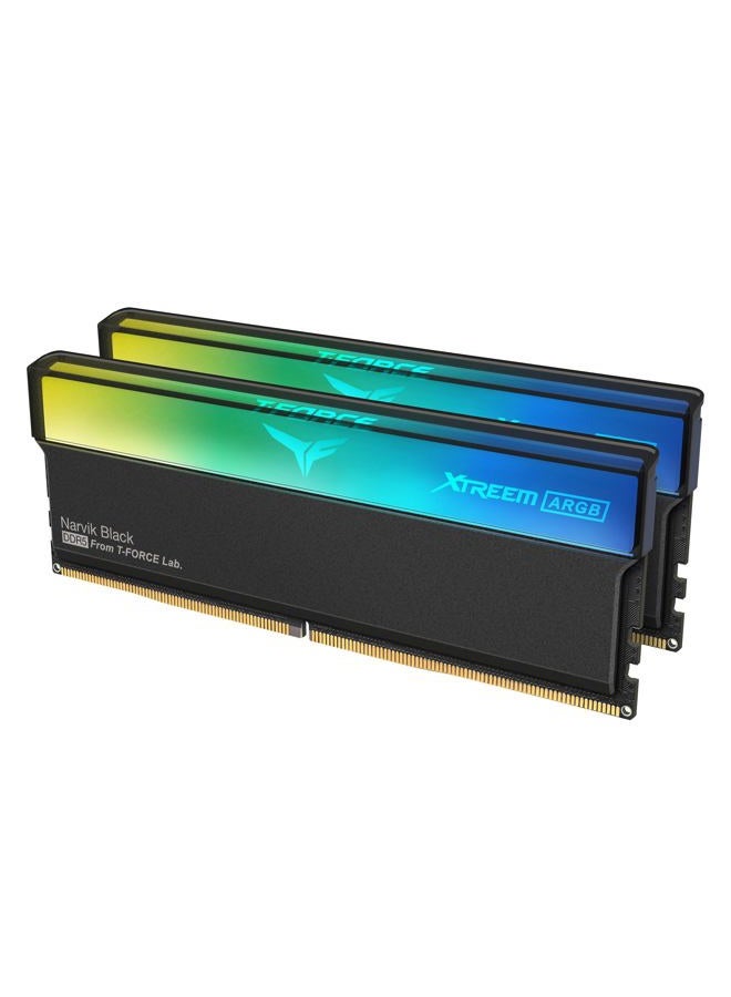 TeamGroup ذاكرة T-Force XTREEM ARGB DDR5 سعة 32 جيجابايت (2x16 جيجابايت) 8000 ميجاهرتز PC5-64000 CL38 لوحدة ذاكرة سطح المكتب - Image 2