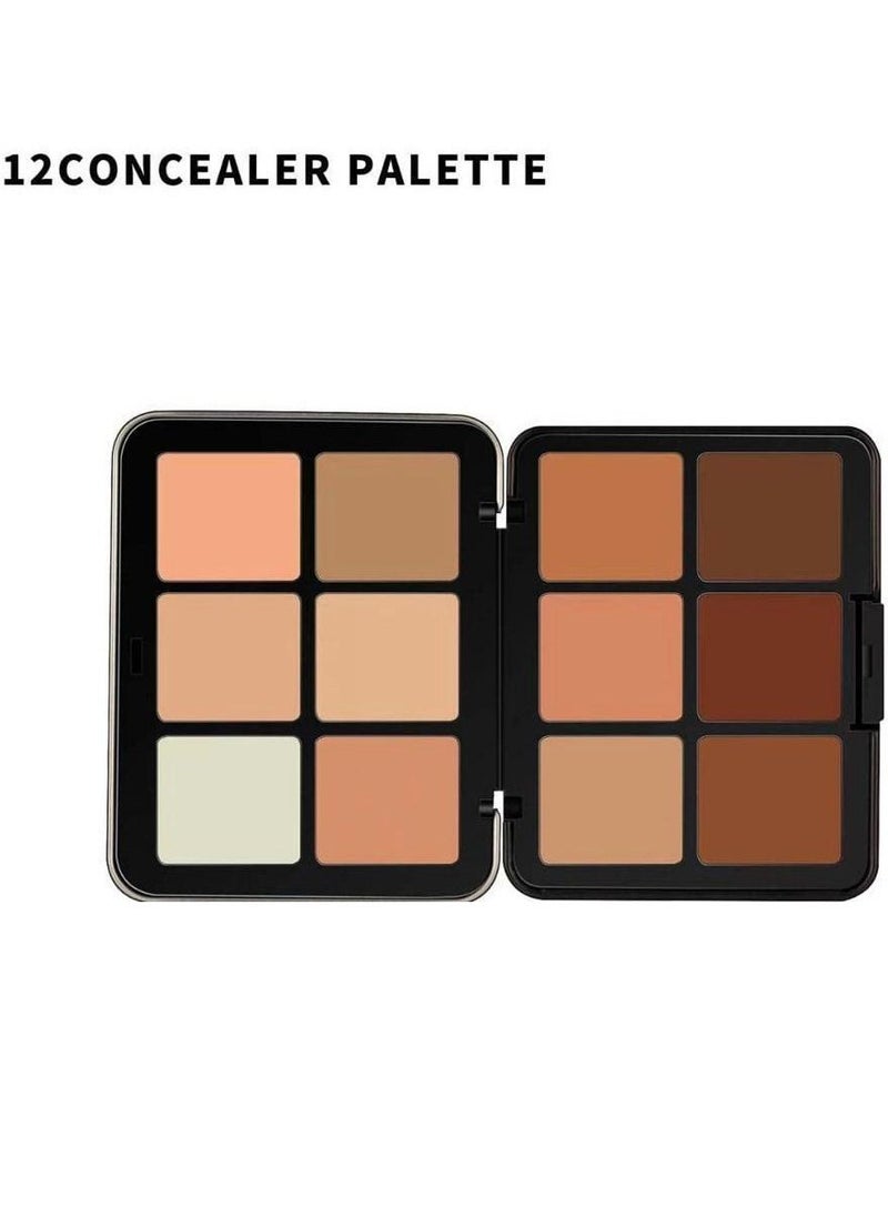 Make Queen Makeup - Make Queen Concealer Palette 12 Color - Image 1