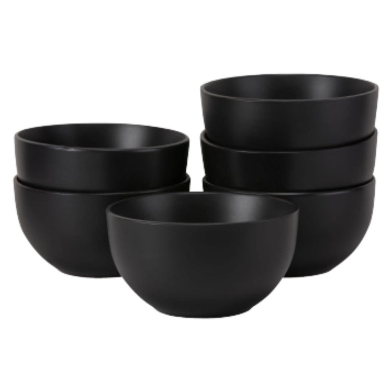 DECOR VIBES Melamine 6 Black Dinner Plates with 6 Bowls, Kitchen Plates, Dinner Plates for Snacks or Food and Salad, Dinnerware, Dinner Set for Gift (Matt Black, 10 Inch, Combo of of 12) - Image 3