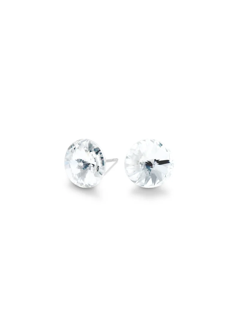 Seona MILA Clear Crystal Stud Earrings – Everyday Essential Sparklediance
