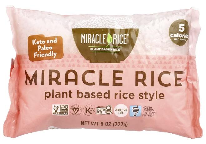 Miracle Noodle, Miracle Rice®, Plant Based Rice, 8 oz (227 g) - Image 1