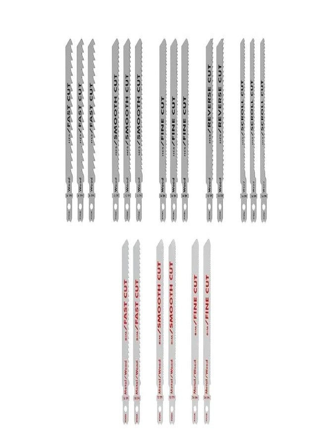Ryobi All Purpose Jig Saw Blade Set (20-Piece), A14AK201 - Image 4