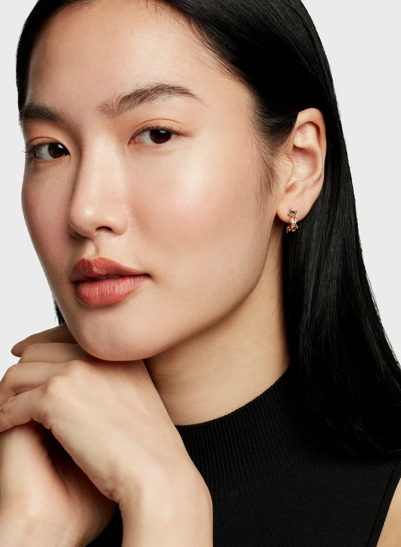 تيد بيكر Cresita Crystal Nano Hoop Earrings