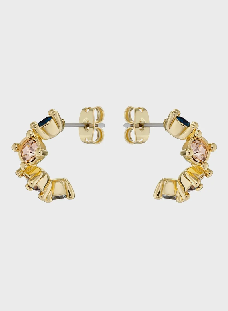 تيد بيكر Cresita Crystal Nano Hoop Earrings