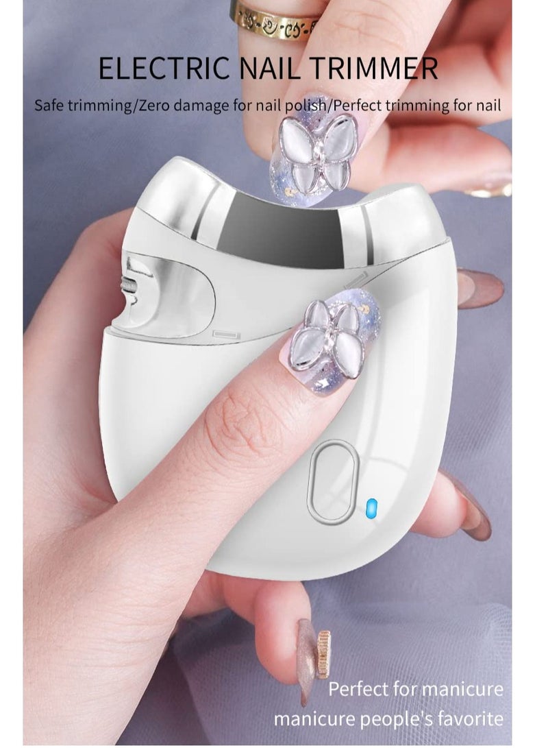 KASTWAVE Baby Nail Trimmer Electric,Comes with Cleaning Brush and USB C Cable,Safe Baby Nail Clippers Electric&Finger Nail Clippers adult,Thick Nail Cutter for The Adult Babies Finger Scissors Toe Pedicure - Image 2