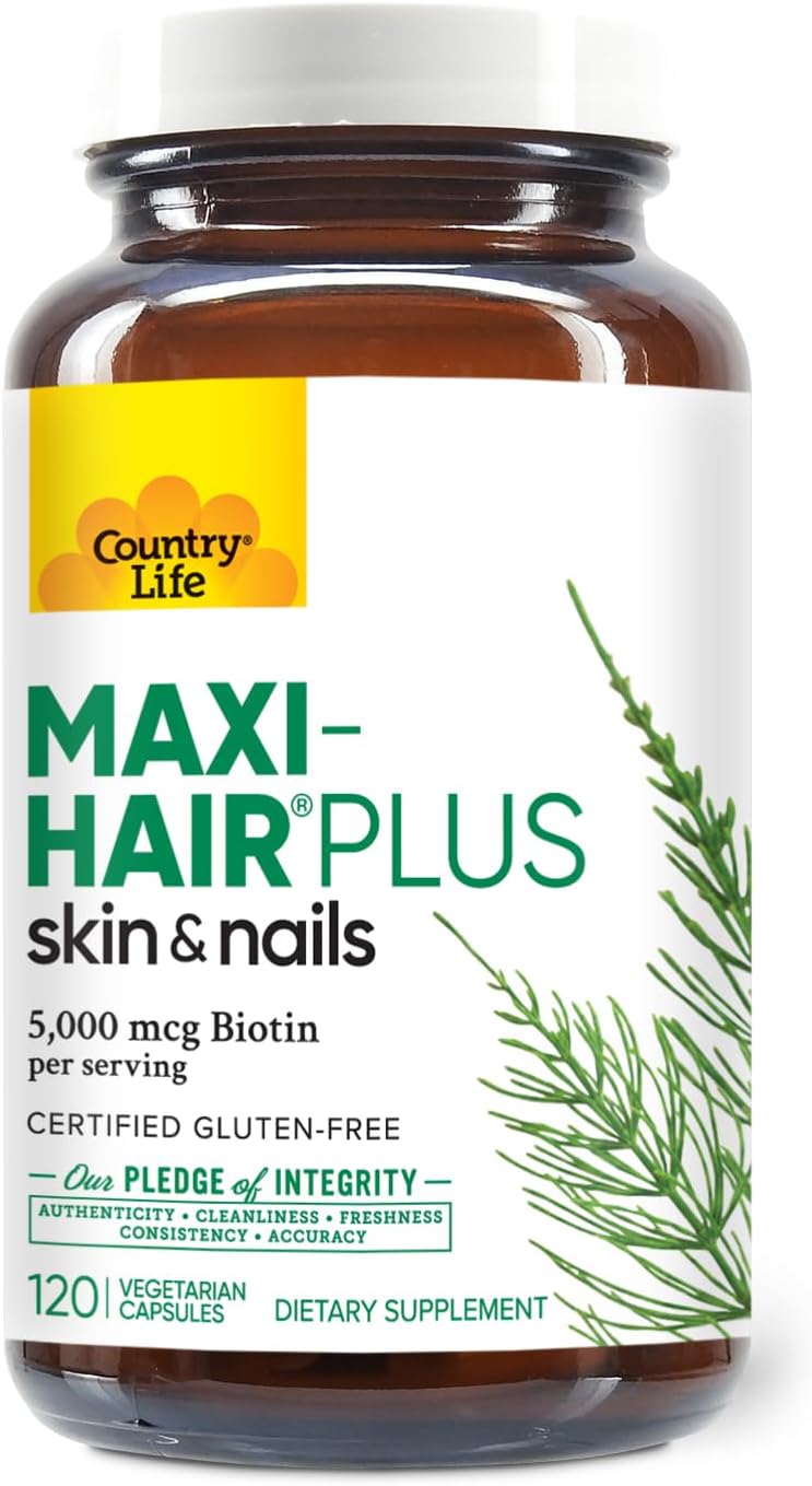 Country Life Maxi-Hair Plus Capsules 120's - Image 3