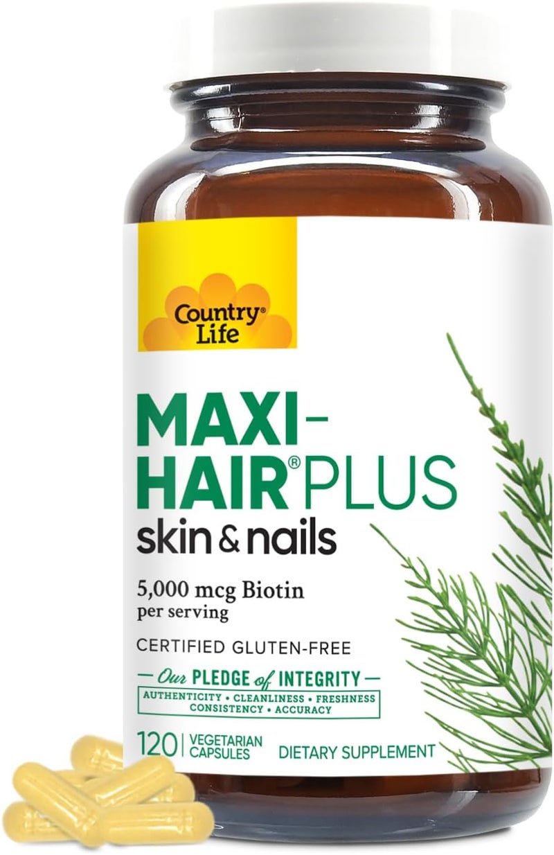 Country Life Maxi-Hair Plus Capsules 120's - Image 1