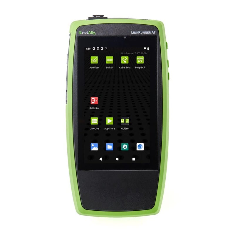 NetAlly LinkRunner AT 3000 Copper and Fiber Network Cable Tester Fast 8Step AutoTest Including PoE Ping Switch DHCP Cable LANBERT WiFi connectivity Link Speed Duplex up to 10 Gig - Image 2