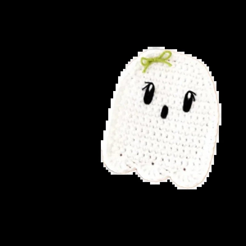 Y&D New European & American Cartoon Hand-Crocheted Funny Fashion Ghost Voodoo Doll Coasters – Unique Decorative Drink Coasters for Home, Party & Gift - Image 3
